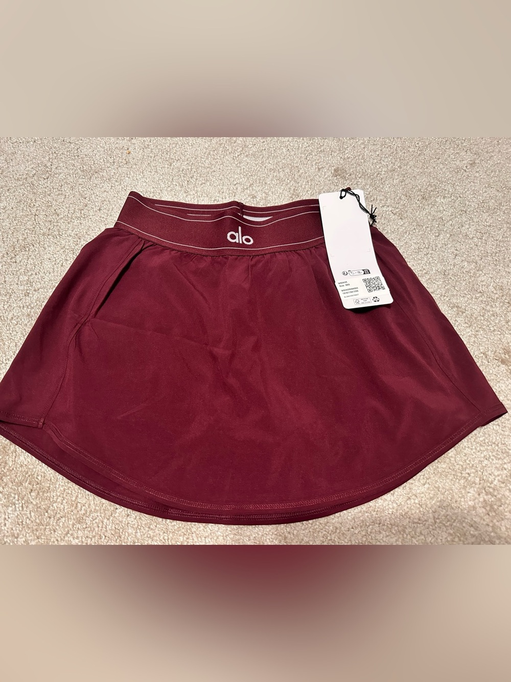 🆕 Match Point Tennis Skirt in Burgundy 🆕